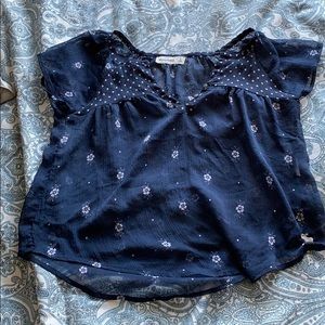 Abercrombie flowy shirt